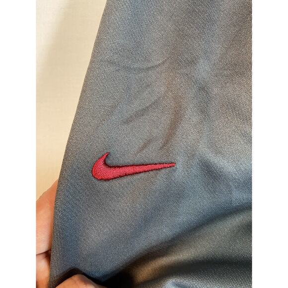 Nike Mens Size XL Coca Cola Logo Embroidery 1/4 Zip Pullover Gray Red Jacket Y2K - Picture 13 of 13